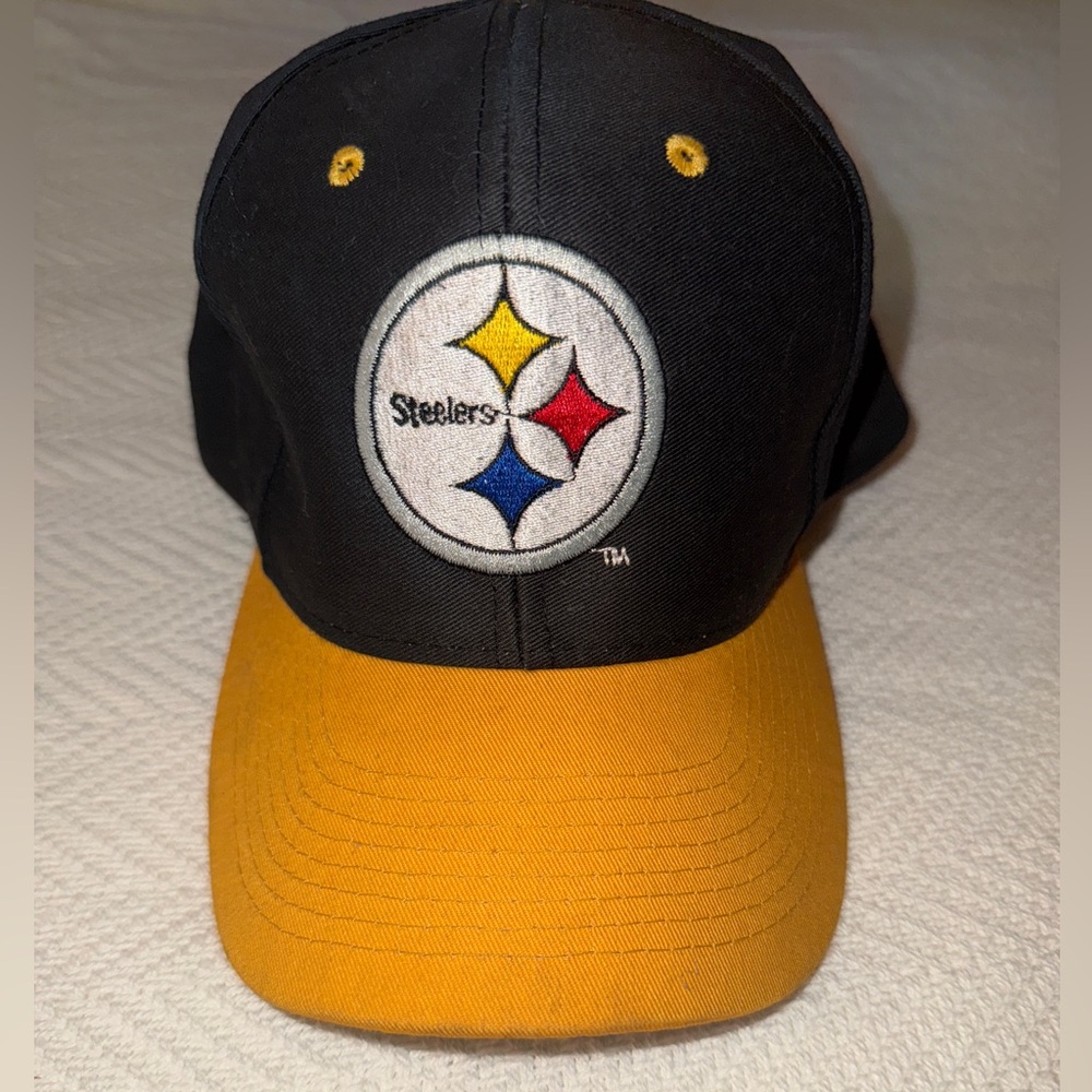 90s Vintage Snapback Throwback PITTSBURGH STEELERS Hat  Preowned